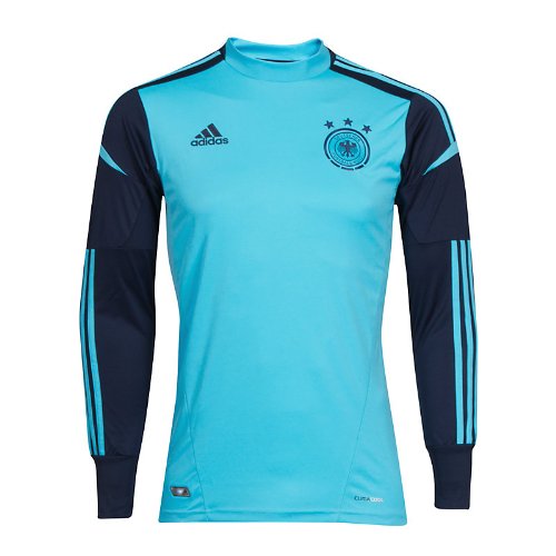 Adidas DFB Deutschland EM Torwarttrikot 2012/2013 BLAU X21253 Grösse: L
