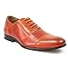 Ferro Aldo Men's Brown Dress Shoes Cap Toe Lace up Oxfords 19339