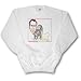 Londons Times Funny Panel Hollywood Cartoons - Chow Bela Lugosi - Sweatshirts Image