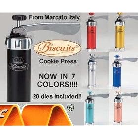 Atlas Biscuits Cookie Gun Colored by marcato