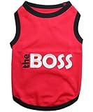 Parisian Pet The Boss Dog T-Shirt, XX-Small