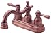 Danze D306257AC Opulence Centerset Double Handle Faucet with Lever Handles, Antique Copper