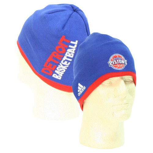 Detroit Pistons Tipped Winter Knit Hat - Blue / Red