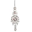 Keychain Sterling Silver Gemstone Accessory 9.75 inches
