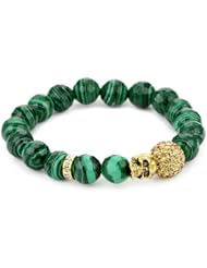 Very Me "Moscow" Semi-Precious Malachite Charm Bracelet