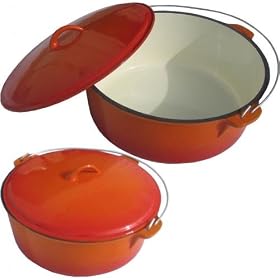 Cajun Cookware Enamel Coated Cast Iron 12 Qt. Dutch Oven by Cajun Cookware