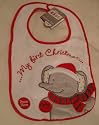 Xpressions Elliot and Buttons My First Christmas Musical Baby Bib