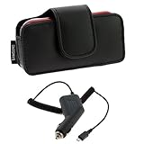 OEM Original Black Samsung Horizontal Leather Pouch Case (AALC188SBEBXAR) + ....