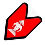 JDM Laos Laotian Flag Car Decal Badge