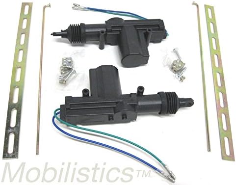 Mobilistics 2 Universal Door Lock Actuator Motors - 2 wire w/ hardware 2 pcs.