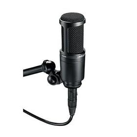 Audio Technica AT2020 Condenser Microphone (Package with Stand and Cable) by Audio-Technica