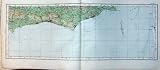 ORDNANCE SURVEY MAP 1922 ENGLAND BEACHY HEAD BRIGHTON