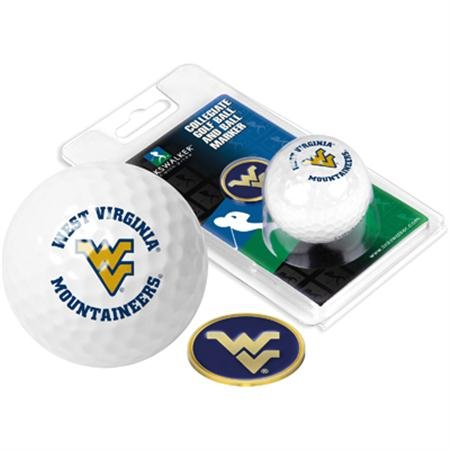 West Virginia Mountaineers Wvu Ncaa Collegiate Logo Golf Ball Ball Marker
