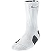 Nike Unisex Elite Basketball Crew White/Black/Black XL