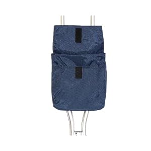 Handi Pockets 1a5nb Storage Accessory Crutch, Nylon, Navy Blue with Flap