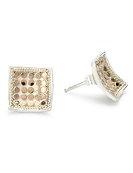 Anna Beck Designs "Gili" 18k Rose Gold-Plated Square Post Earrings
