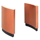Conference Table Base, for 8'x4' Oval Table, Bourbon Cherry, Pair BSXOVBASEH