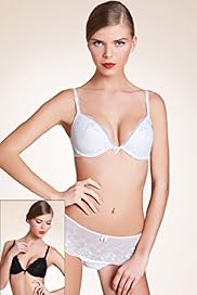 2 Pack Limited Collection Floral Embroidered Plunge Bras