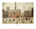 Coming Home from the Mill Art Poster Print by Laurence Stephen Lowry, 14x12