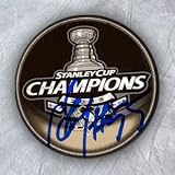 Sergei Gonchar Penguins Autographed/Hand Signed 2009 Stanley Cup Puck