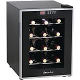 Magic Chef 12 Bottle Wine Cooler Silver MCWC12SV
