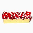 3/4" Red Trans. Precision Casino Craps Dice, stick of 5
