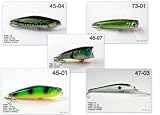 Lot of 5 New Crankbait Fishing Lures for Largemouth Bass AA