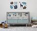Dwell 4-pc Baby Crib Set - Gio Aqua
