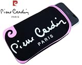 ORIGINAL Pierre Cardin Bon Bon STN Tasche Etui S Schriftzug Pink für Samsung X150 U700 U800 inkl. Original Handycop® Einkaufswagenchip