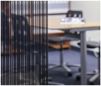 Geo Window Films (LV-BS5078) Black Stripe 50" x 78" Decorative Window Film