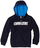 NFL Unisex Infant/Toddler San Diego Chargers Sportsman Zip Ft Fleece Hoodie - R14C4Q20 (Dark Navy, 3T)