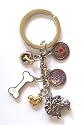 Pomeranian - I Love My Dog Keychain