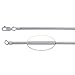 2.5mm Sterling Silver Seamless Snake Chain Necklace