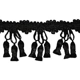 Triple Tassel Trim - Black - 2in<br><font color=
