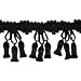 Triple Tassel Trim - Black - 2in*On Sale* 1 Yard