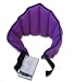 Purple Fleece Neck Warmer Wrap Wheat Bag: Microwaveable Heat Pack