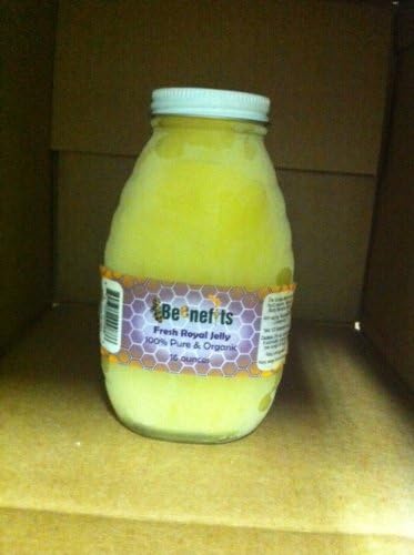 Organic Royal Jelly Honey Mix 16 Oz . Ships Frozen.
