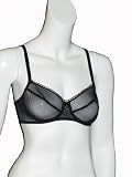 DEBORAH MARQUIT Sheer Black Nylon Mesh Bra