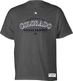 Colorado Rockies Authentic Road Property T-Shirt - Medium