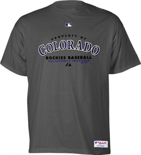 Buy Colorado Rockies Youth Authentic Road Property Tee