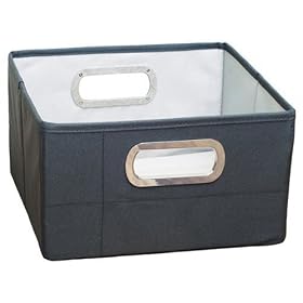 JJ Cole Collections Storage Box Solid Slate, 6.5", GrayJJ Cole Collections Storage Box Solid Slate, Gray