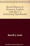 The Revels history of drama in English