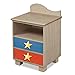 Room Magic Grey Wash Nightstand, Star Rocket