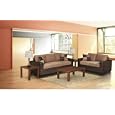 Seattle 7-pcs Living Room Set. *** FREE SHIPPING *** Include Sofa, Loveseat, 3pcs Coffee End Table and 2 Contemporary Lamps MSRP$1299