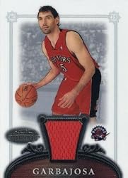 Jorge Garbajosa 2007 Topps Bowman Sterling Game-Worn Jersey Rookie Card #65 - Toronto Raptors