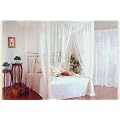 Wei�er, quadratischer Baldachin f�r Himmelbett mit Geschenk-Tasche passt bis Super King Size