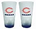 Chicago Bears Frosted Pint Glass (16-Ounce, Set of 2)
