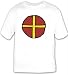 T-shirt with religion, Europe, Christianity, shield, cross, United Kingdom, Scotland