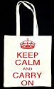 Keep Calm And Carry On (Red Lettering), Retro Shopping Bag