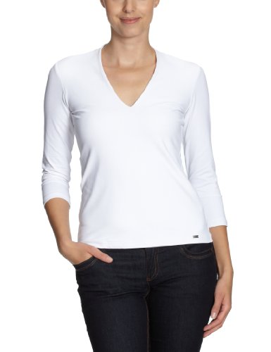 ESPRIT Collection N28707 Damen Shirts/ T-Shirts, Gr. 34 (XS), weiss (118) Preisvergleich